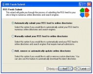 RSS Feeds Submit screenshot